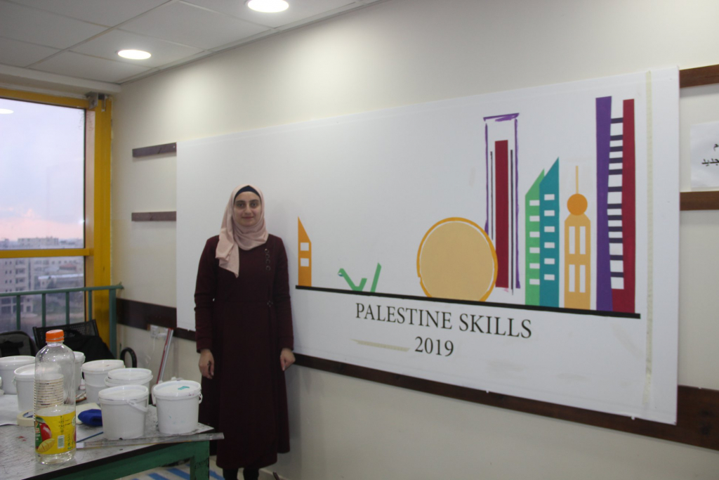 Palestine Polytechnic University (PPU) - Student: Tabarak al-Natsheh  qualified to participate in the World Skills Competition in Russia