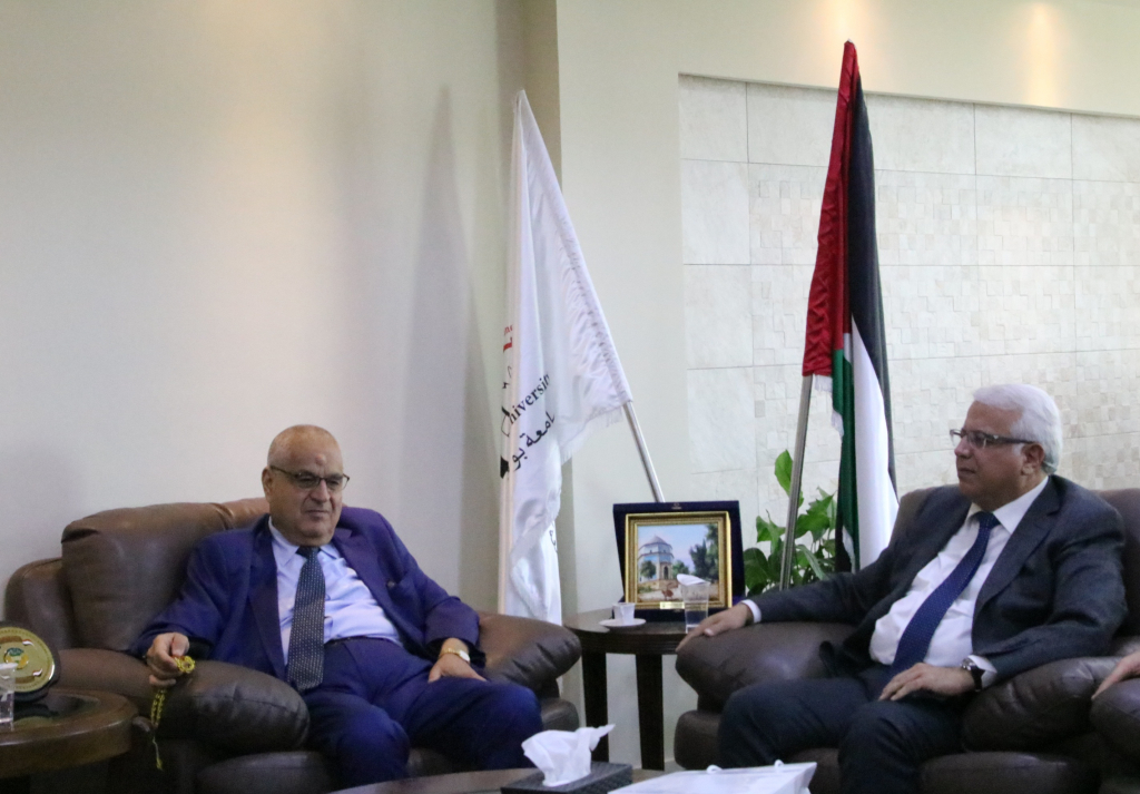 Palestine Polytechnic University (PPU) - جامعة بوليتكنك فلسطين تستقبل القنصل الفخري  لجمهورية بولندا في فلسطين  ووفداً من  جامعة ستيفان ويزنكسي الهولندية