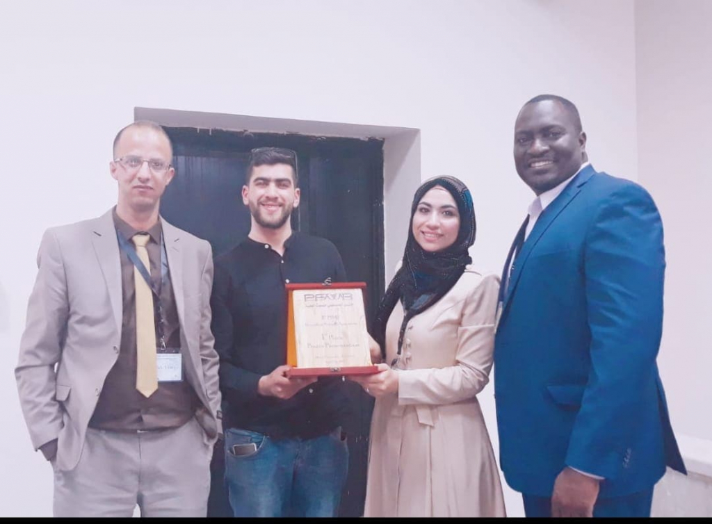 Palestine Polytechnic University (PPU) - Palestine Polytechnic University wins the Best Poster in the Palestinian Forum for Medical Research (PFMR) at Birzeit University