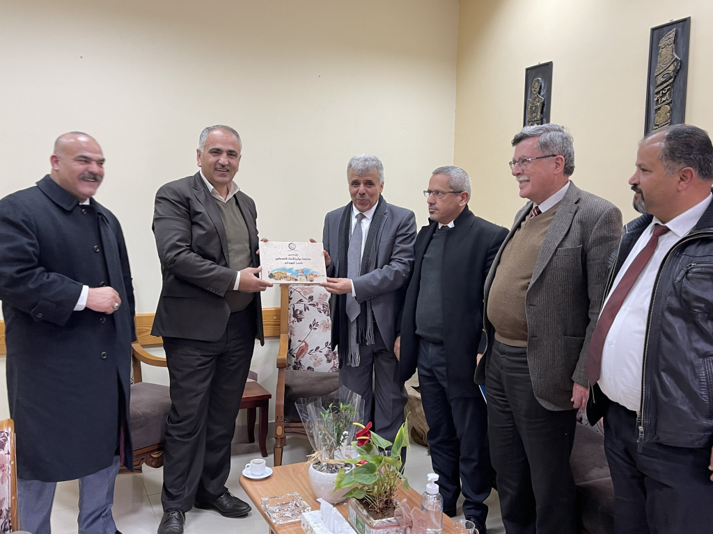 Palestine Polytechnic University (PPU) - وفد من جامعة بوليتكنك فلسطين يزور وزارة التعليم العالي والبحث العلمي 