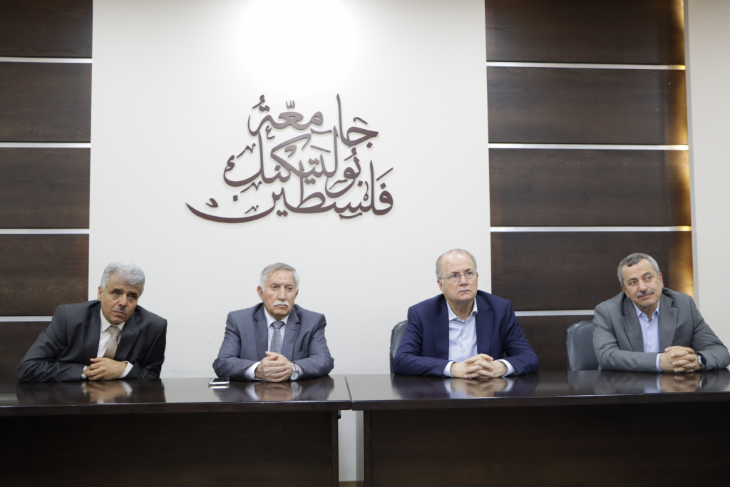 Palestine Polytechnic University (PPU) - جامعة بوليتكنك فلسطين وشركة المُجمع الطبي العربي وصندوق الاستثمار الفلسطيني يبحثان الخطط المُستقبلية للمُستشفى التعليمي بجامعة بوليتكنك فلسطين