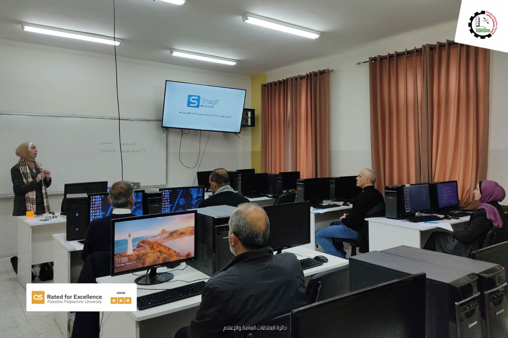 Palestine Polytechnic University (PPU) - قسم التعليم الالكتروني يعقد لقاء تدريبي للمدرسين حول استخدام برنامج Snagit لتسجيل الفيديو وعمل الشروحات المصورة أثناء التعليم عن بعد Palestine Polytechnic University (PPU) - قسم التعليم الالكتروني يعقد لقاء تدريبي للمدرسين حول استخدام برنامج Snagit لتسجيل الفيديو وعمل الشروحات المصورة أثناء التعليم عن بعد