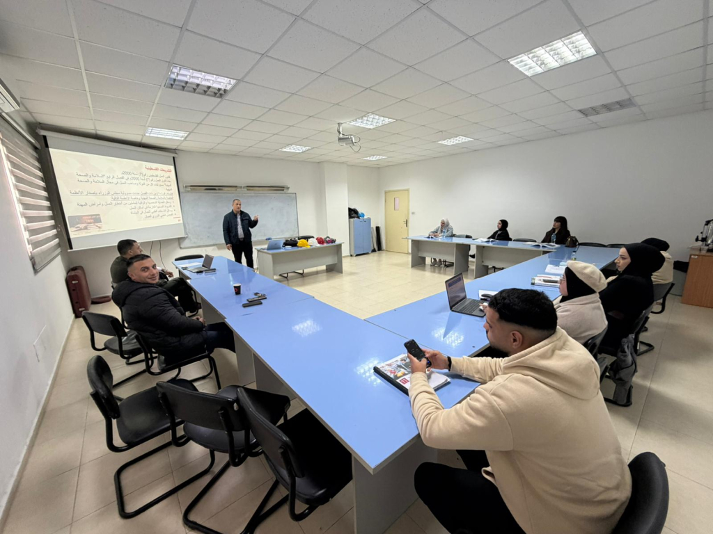 Palestine Polytechnic University (PPU) - جامعة بوليتكنك فلسطين وجامعة فلسطين الأهلية تعقدان ورشة عمل حول السلامة والصحة المهنية وإدارة المخاطر