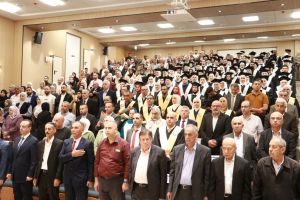 فعالية تخريج طلبة الدفعة الاولى من تخصص الطب البشري واداء اليمين