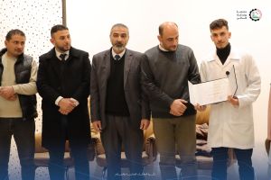 كلية التمريض تهنئ الطلبة الأوائل للفصل الدراسي الأول 2024/2025 .