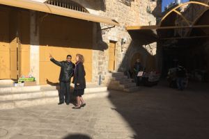 Palestine Polytechnic University (PPU) - ضيوف الجامعة في زيارة لشارع السهلة والبلدة القديمة