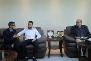 Palestine Polytechnic University (PPU) - منسق ايراسموس يزور البوليتكنك 