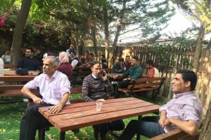 Palestine Polytechnic University (PPU) - دائرة الهندسة الكهربائية ومجلس اتحاد الطلبة في جامعة بوليتكنك فلسطين يقيمان حفلاً لاستقبال طلبة دائرة الهندسة الكهربائية الجدد في منتزه نوبا السياحي