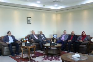 Palestine Polytechnic University (PPU) - جامعة بوليتكنك فلسطين تستقبل الوزير ناصر قطامي  مستشار الصناديق العربية والإسلامية