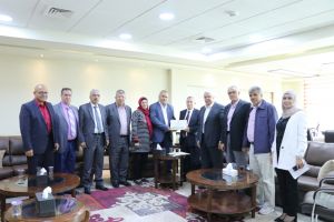 Palestine Polytechnic University (PPU) - جامعة بوليتكنك فلسطين تستقبل الوزير ناصر قطامي  مستشار الصناديق العربية والإسلامية