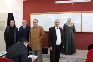 Palestine Polytechnic University (PPU) - إدارة جامعة بوليتكنك فلسطين تقوم بجولة تفقدية لقاعات الامتحانات النهائية للفصل الدراسي الأول 2019/2020