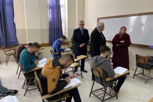 Palestine Polytechnic University (PPU) - ادارة الجامعة في جولة على قاعات الامتحانات النهائية