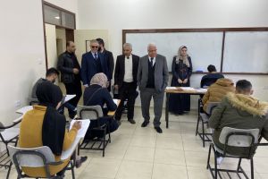 Palestine Polytechnic University (PPU) - ادارة الجامعة في جولة على قاعات الامتحانات النهائية