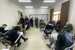 Palestine Polytechnic University (PPU) - ادارة الجامعة في جولة على قاعات الامتحانات النهائية