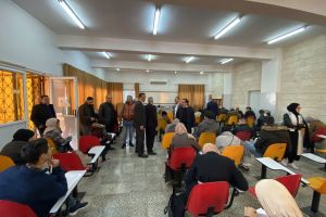 Palestine Polytechnic University (PPU) - ادارة الجامعة في جولة على قاعات الامتحانات النهائية