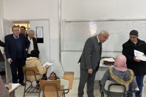 Palestine Polytechnic University (PPU) - ادارة الجامعة في جولة على قاعات الامتحانات النهائية