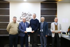 Palestine Polytechnic University (PPU) - جامعة بوليتكنك فلسطين تكرم المشاركين والمساهمين في فعاليات مركز التميز في التعليم والتعلم 