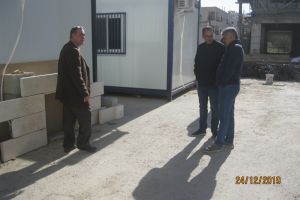 Palestine Polytechnic University (PPU) - رئيس مجلس الامناء يتفقد مبنى الخدمات الطلابية