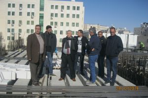 Palestine Polytechnic University (PPU) - رئيس مجلس الامناء يتفقد مبنى الخدمات الطلابية