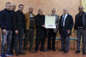 Palestine Polytechnic University (PPU) - وزير النقل والمواصلات يشارك في حفل تخريح  الدورة الخاصة بمدراء الكراجات بجامعة بوليتكنك فلسطين