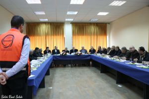 Palestine Polytechnic University (PPU) - جامعة بوليتكنك فلسطين تستقبل وزير العمل الفلسطيني في مقر المركز الوطني الفلسطيني للسلامة والصحة المهنية تحت عنوان اللقاء المفتوح مع وزير العمل الفلسطيني في السلامة والصحة المهنية