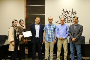 Palestine Polytechnic University (PPU) - جامعة بوليتكنك فلسطين تكرم الطلبة المشاركين في مشروع التبادل الإفتراضي