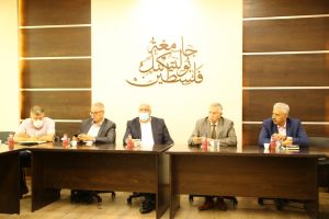 Palestine Polytechnic University (PPU) - رئيس مجلس أمناء وإدارة جامعة بوليتكنك فلسطين تلتقي بكادر كلية الطب وعلوم الصحة‎