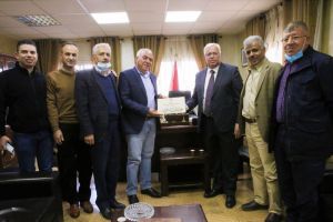 Palestine Polytechnic University (PPU) - جامعة بوليتكنك فلسطين تهنئ مديري المخابرات والوقائي لتسلمهم مهام عملهم بمحافظة الخليل