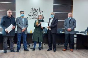Palestine Polytechnic University (PPU) -  تكرّيم الطلبة المُشاركين في مشروع التبادل الإفتراضي