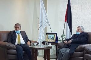 Palestine Polytechnic University (PPU) - "البوليتكنك" تستقبل رئيس المجلس الاقتصادي الفلسطيني للتنمية والاعمار "بكدار"