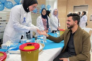 Palestine Polytechnic University (PPU) - كلية الطب وعلوم الصحة بجامعة بوليتكنك فلسطين تنظم فعّاليات "نوفمبر الأزرق" اليوم التوعوي الصحي لمرض السكري وسرطان القولون