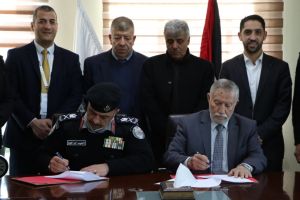 Palestine Polytechnic University (PPU) - اتفاقية التعاون مع الدفاع المدني الفلسطيني