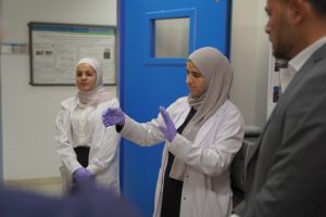Palestine Polytechnic University (PPU) - جامعة بوليتكنك فلسطين تستقبل رجل الأعمال الفلسطيني باسم حشمة