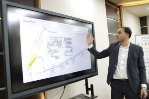 Palestine Polytechnic University (PPU) - جامعة بوليتكنك فلسطين وشركة المُجمع الطبي العربي وصندوق الاستثمار الفلسطيني يبحثان الخطط المُستقبلية للمُستشفى التعليمي بجامعة بوليتكنك فلسطين