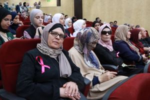 Palestine Polytechnic University (PPU) - جامعة بوليتكنك فلسطين وجمعية مرضى السرطان الخيرية بالخليل تطلقان حملة أكتوبر الوردي للتوعية بسرطان الثدي