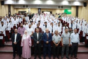 Palestine Polytechnic University (PPU) - جامعة بوليتكنك فلسطين تحتفل بأداء القسم التمريضي لطلبة كلية التمريض