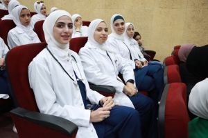 Palestine Polytechnic University (PPU) - جامعة بوليتكنك فلسطين تحتفل بأداء القسم التمريضي لطلبة كلية التمريض