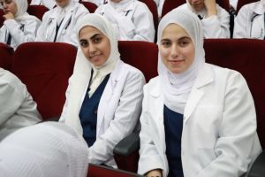 Palestine Polytechnic University (PPU) - جامعة بوليتكنك فلسطين تحتفل بأداء القسم التمريضي لطلبة كلية التمريض