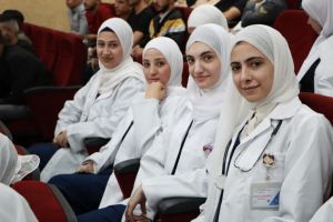 Palestine Polytechnic University (PPU) - جامعة بوليتكنك فلسطين تحتفل بأداء القسم التمريضي لطلبة كلية التمريض