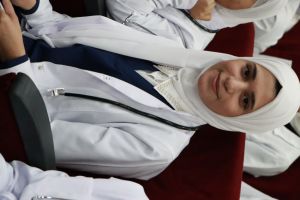 Palestine Polytechnic University (PPU) - جامعة بوليتكنك فلسطين تحتفل بأداء القسم التمريضي لطلبة كلية التمريض
