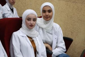 Palestine Polytechnic University (PPU) - جامعة بوليتكنك فلسطين تحتفل بأداء القسم التمريضي لطلبة كلية التمريض