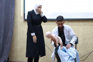 Palestine Polytechnic University (PPU) - جامعة بوليتكنك فلسطين تحتفل بأداء القسم التمريضي لطلبة كلية التمريض
