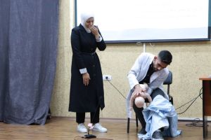 Palestine Polytechnic University (PPU) - جامعة بوليتكنك فلسطين تحتفل بأداء القسم التمريضي لطلبة كلية التمريض