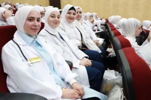 Palestine Polytechnic University (PPU) - جامعة بوليتكنك فلسطين تحتفل بأداء القسم التمريضي لطلبة كلية التمريض