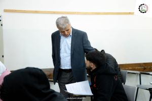 Palestine Polytechnic University (PPU) - إدارة جامعة بوليتكنك فلسطين تقوم بجولة تفقدية لقاعات الامتحانات النهائية للفصل الدراسي الأول 2022/2023