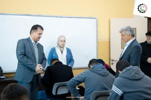 Palestine Polytechnic University (PPU) - إدارة جامعة بوليتكنك فلسطين تقوم بجولة تفقدية لقاعات الامتحانات النهائية للفصل الدراسي الأول 2022/2023