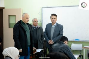 Palestine Polytechnic University (PPU) - إدارة جامعة بوليتكنك فلسطين تقوم بجولة تفقدية لقاعات الامتحانات النهائية للفصل الدراسي الأول 2022/2023