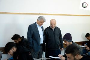 Palestine Polytechnic University (PPU) - إدارة جامعة بوليتكنك فلسطين تقوم بجولة تفقدية لقاعات الامتحانات النهائية للفصل الدراسي الأول 2022/2023