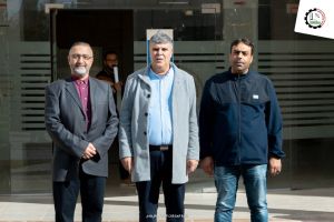 Palestine Polytechnic University (PPU) - رئيس جامعة بوليتكنك فلسطين يستقبل وفداً من أم الفحم وعلى رأسهم رئيس بلدية أم الفحم