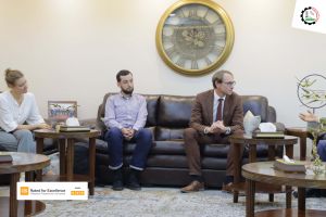Palestine Polytechnic University (PPU) - جامعة بوليتكنك فلسطين تكرم الخبير الدكتور شتيفان انتمان